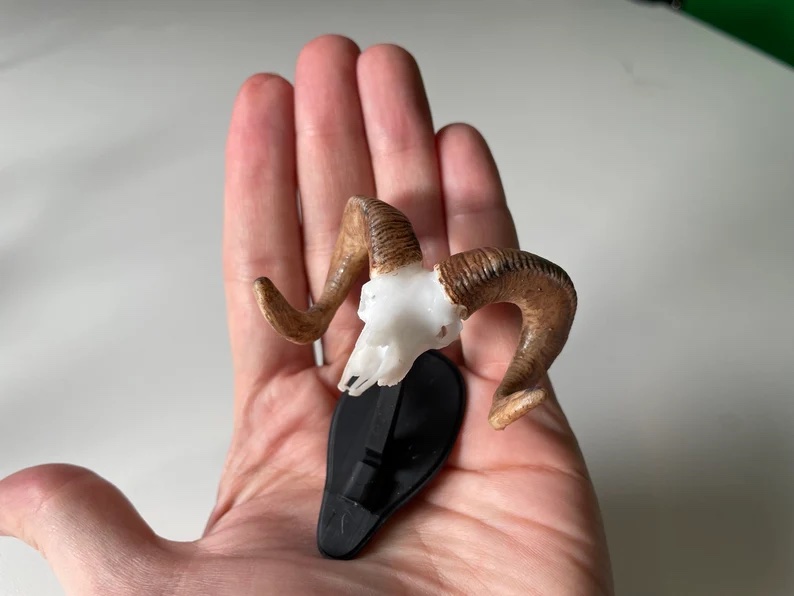 3d miniature printed big-horn-sheep