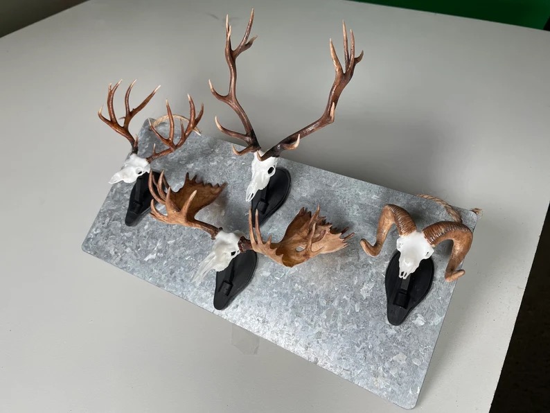 3d miniature printed moose